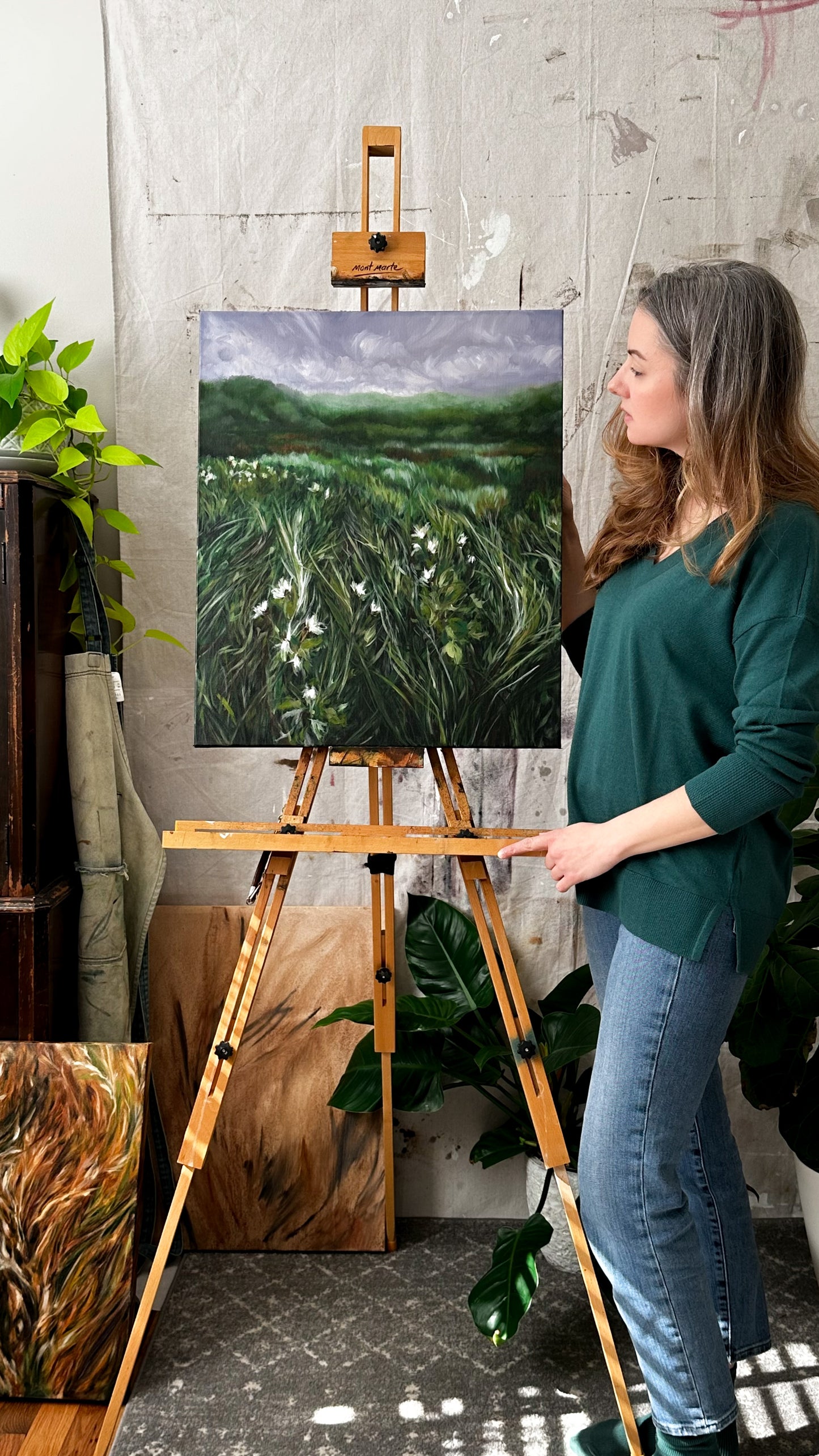 "Conversations In Tall Grass" 20X24