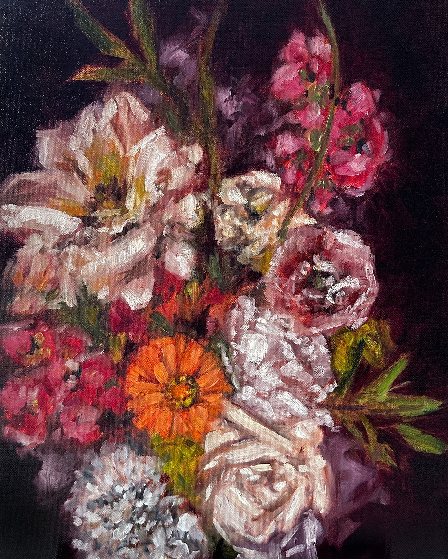 Flowers Like Jewels 16X20