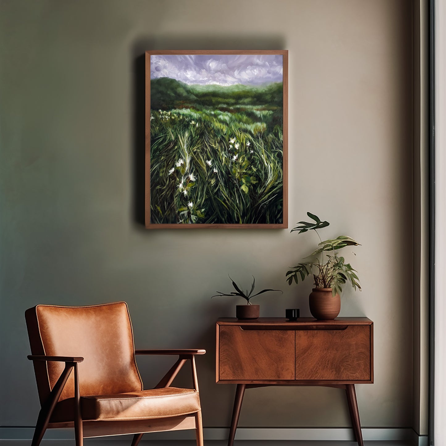 "Conversations In Tall Grass" 20X24