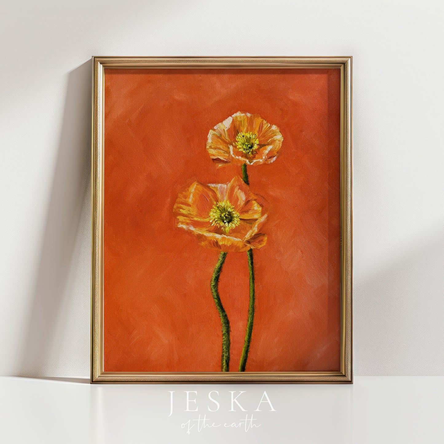 "Poppies in Orange"